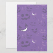 Spooky Faces Briefpapier (Voorkant / Achterkant)