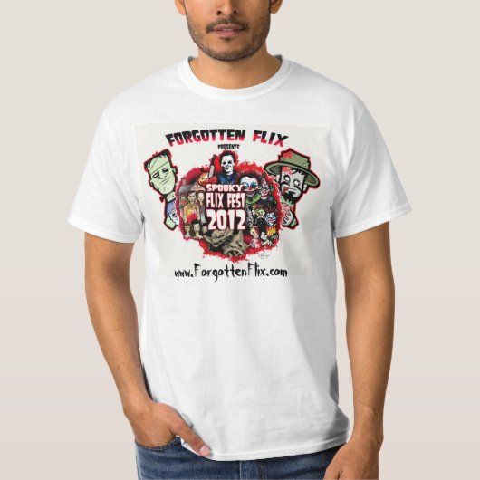 Spooky Flix Fest 2012 T-shirt (Voorkant)