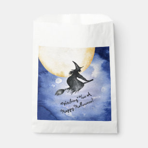 Spooky Flying Halloween Witch Bedankzakje