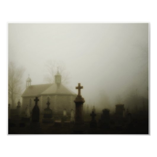 Spooky Fog Foto Afdruk (Voorkant)