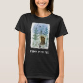 Spooky Forest Halloween T-shirt (Voorkant)