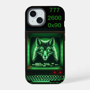 Spooky Fox Robot iPhone 15 Hoesje