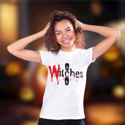 Spooky Fun: 'Go Witches' Halloween 🧙♀️🎃 T-shirt