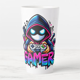 Spooky Gaming – Halloween Gamer Ghost Controller D Latte Mok