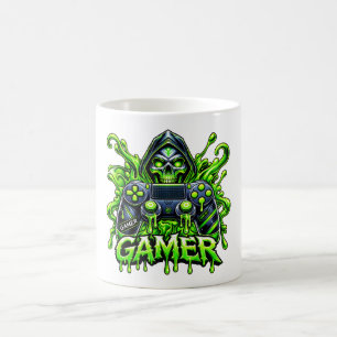 Spooky Gaming – Halloween Gamer Ghost Controller Koffiemok