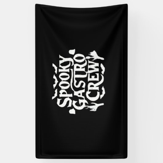 Spooky Gastro Crew Gastro Nurse Halloween Classic Spandoek (Verticaal)
