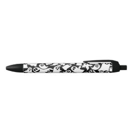 Spooky Ghost Black Balpen Zwarte Inkt Pen