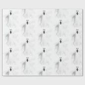 Spooky Ghost Cadeaupapier (Vlak)