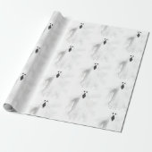 Spooky Ghost Cadeaupapier (Uitgerold)