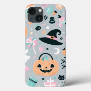 Spooky Ghost Cowboy Schattige Halloween Boo Wester iPhone 13 Hoesje