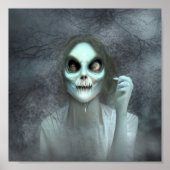 Spooky Ghost Creepy Poster (Voorkant)