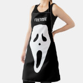 Spooky Ghost Face Funny Halloween Schort (Insitu)