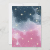 Spooky Ghost Ghoul Halloween Geslacht onthullen Kaart (Achterkant)