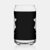 Spooky Ghost Halloween Blikvorm Glas (Links)