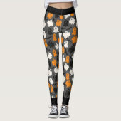 Spooky Ghost Halloween Leggings (Voorkant)