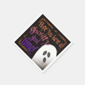 Spooky Ghost Halloween Party Servetten (Hoek)