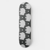 Spooky Ghost Halloween Skateboard (Voorkant)
