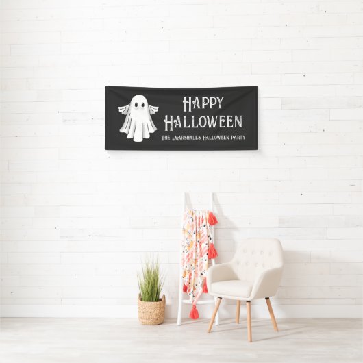 Spooky Ghost Halloween Spandoek (Insitu)