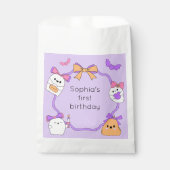 Spooky Ghost Halloween Verjaardag Bedankzakje (Voorkant)