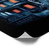 Spooky Ghost House Dark Horror Halloween kostuum Poster (Hoek)