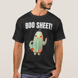 Spooky Ghost met Fun Message for Halloween T-shirt