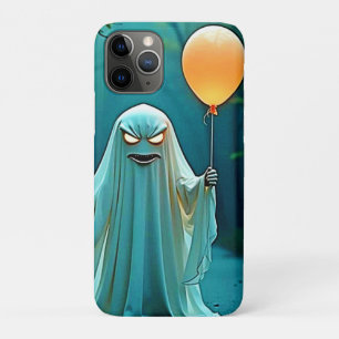 Spooky Ghost met griezelige ballon iPhone 11 Pro Hoesje