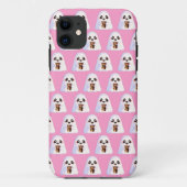 Spooky Ghost Met Iced Coffee Case-Mate iPhone Case (Achterkant)