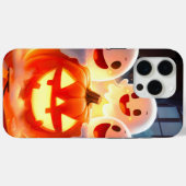 Spooky Ghost Pumpkin Party Glow Case-Mate iPhone Case (Achterkant (horizontaal))