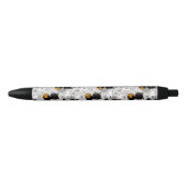 Spooky Ghost Pumpkin Paws Zwarte Inkt Pen (Voorkant)