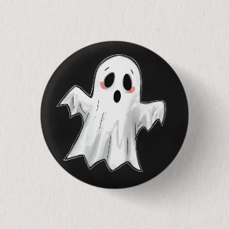 Spooky Ghost Ronde Button 3,2 Cm