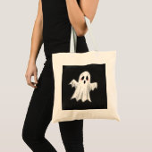 Spooky Ghost Tote Bag (Voorkant (product))