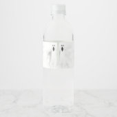 Spooky Ghost Waterfles Etiket (Achterkant)