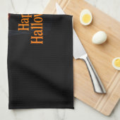 Spooky Ghost with Pumpkin – Happy Halloween  Theedoek (Quarter Fold)