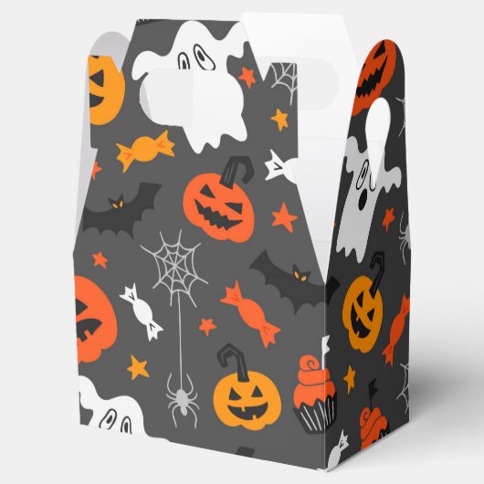 Spooky Ghosts en pompoenen Bedankdoosjes (Geopend)