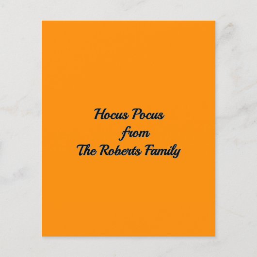 Spooky Girly Ghost Halloween  Flyer (Achterkant)