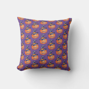 Spooky glimlachend Halloween pomkin Kussen