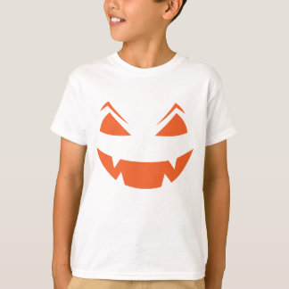 Spooky gloeiende Jack O Lantern Kind Halloween T-shirt