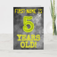 Spooky Glowing Aura Look "5 JAAR OUD!" + Naam