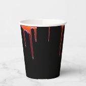 Spooky Gothic Blood Druppels Halloween Papieren Bekers (Links)