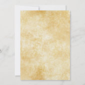 Spooky  Gothic Creepy Halloween Party Kaart (Achterkant)