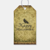 Spooky Gothic Halloween Party Dank je Cadeaulabel (Achterkant)