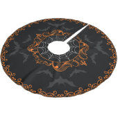 Spooky Gothic Holiday Tree Skirt Kerstboom Rok (Gekanteld)