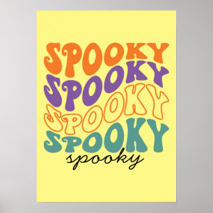 Spooky - Grappige Halloween Poster