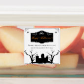 Spooky Graveyard Halloween Labels (Aangebracht)