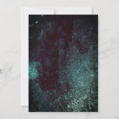 Spooky Grim Reaper Graveyard Halloween Party Kaart (Achterkant)