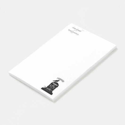 Spooky Grocery List Post-it® Notes (Schuin)