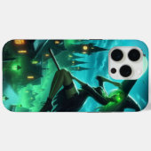 Spooky groene aura Halloween heks Case-Mate iPhone Case (Achterkant (horizontaal))