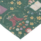 Spooky Groene Halloween Heks Tafelkleed (Gekanteld)