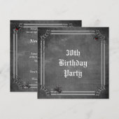 Spooky Halloween 30e verjaardag Kaart (Voorkant / Achterkant)