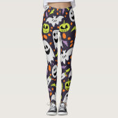 Spooky Halloween Alles Schattige Leggings (Voorkant)